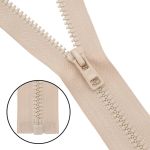 Молния трактор Arta Т6 (6 мм) 1 зам., разъем., 40 см, (2076), A371 св.бежевый, НОВЫЙ МАТОВЫЙ ЗАМОК, уп.5 штук