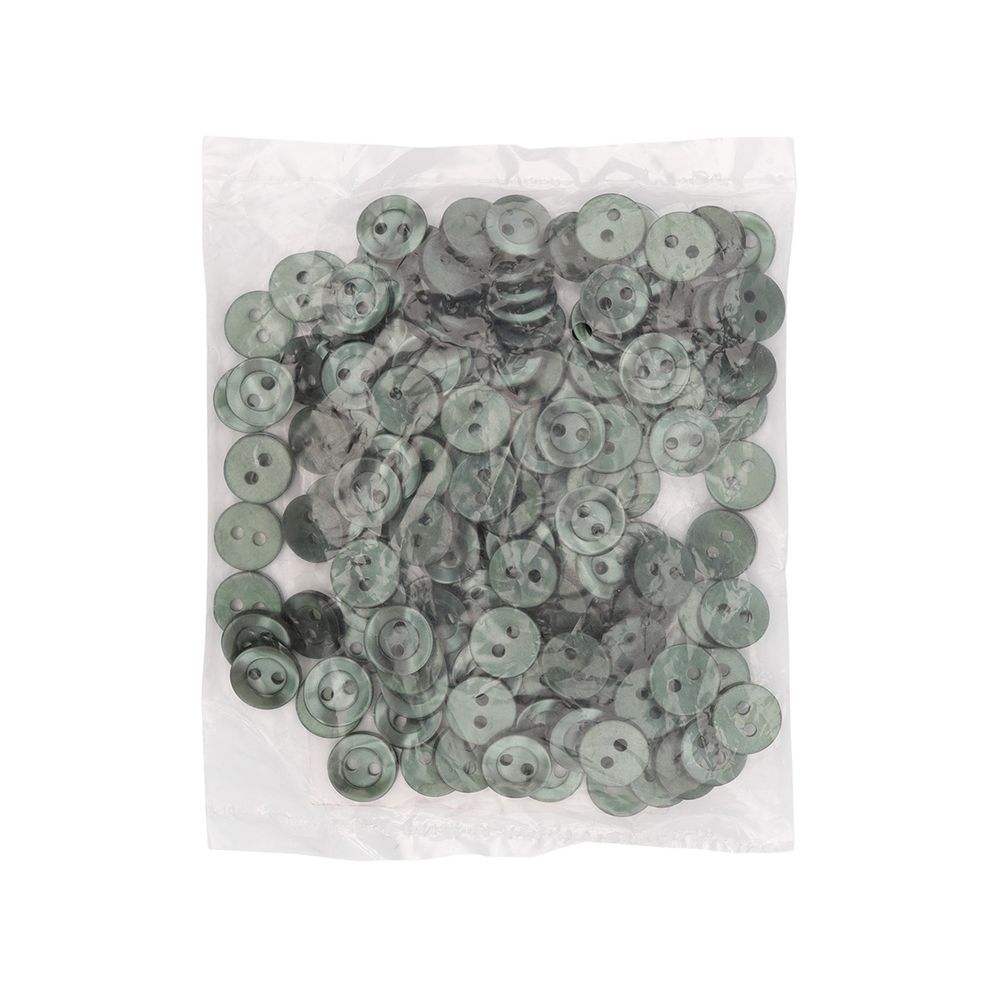 Пуговицы 2 прокола 18L, 11 мм, (col. 09 (хаки)), CB-M-10, 144 шт