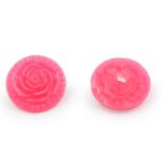 Пуговицы на ножке Розочки, 10 шт (9 ярко-розовый)