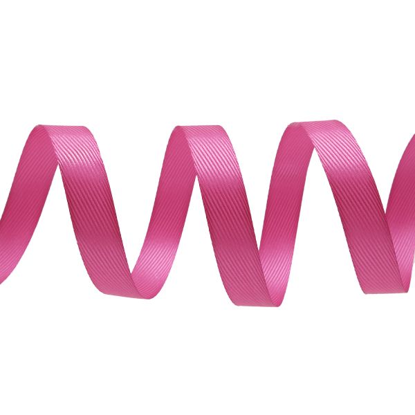 Лента декоративная ёлочка 15.0 мм / 20±1 метров, 24 фуксия