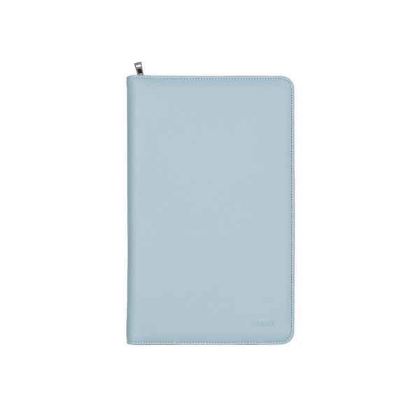 Органайзер для спиц и крючков кожзаменитель 34х21х3 см, 04 голубой, Gamma OGN-03