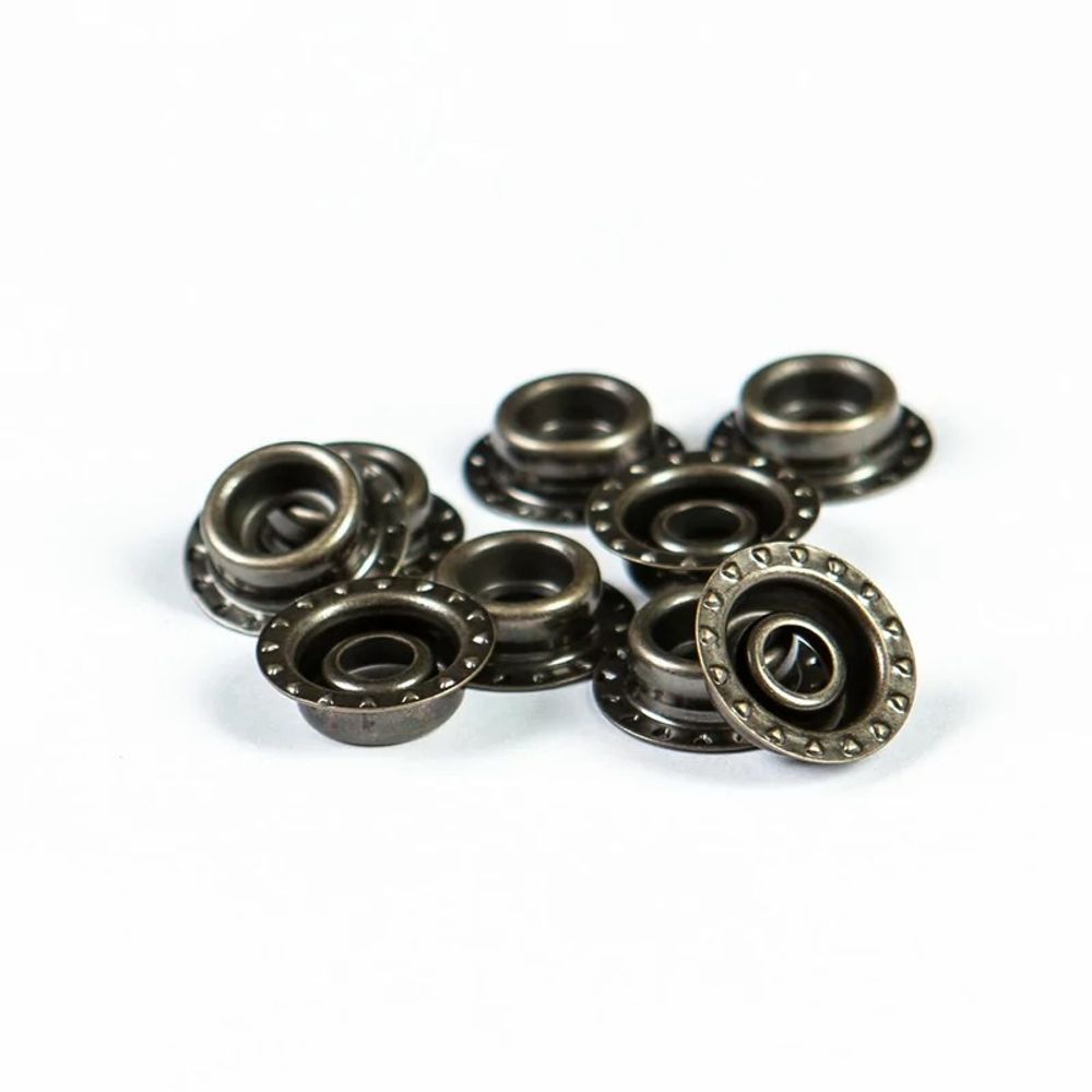 Часть кнопки Дельта (O-образная) ⌀14 мм (C-часть), кольцо 1/15, латунь, 100 шт, S090536