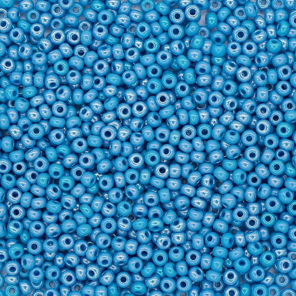 Бисер Preciosa непрозрачный с радужным покрытием 10/0 (2.3 мм), круг.отв, 100 г (5х20 г), (64050) 331-19001-10/0