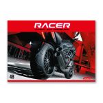 Альбом для рисования 100 г/м², A4 29х20.5 см, на скобе 48 л., 10 шт, 48АЛСК4_000261 Крутые байки, Светоч