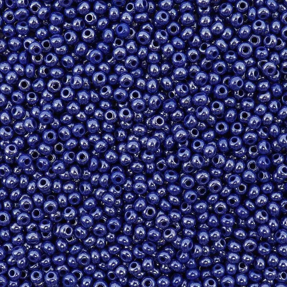 Бисер Preciosa непрозрачный с покрытием, 10/0 (38050), круг. отв., 500 г