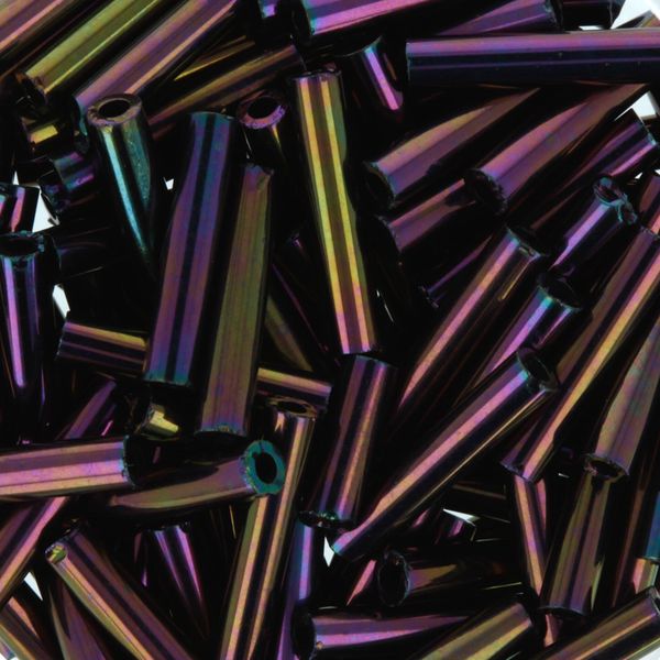 Бисер Toho Bugle 3 (9 мм), 25 г (5х5 г), 0085 коричневый