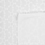 Ткань шитьё (прошва) 100 г/м², 150 см / 2 метра, TBY.Emb.8228.1.2, цв.01 белый