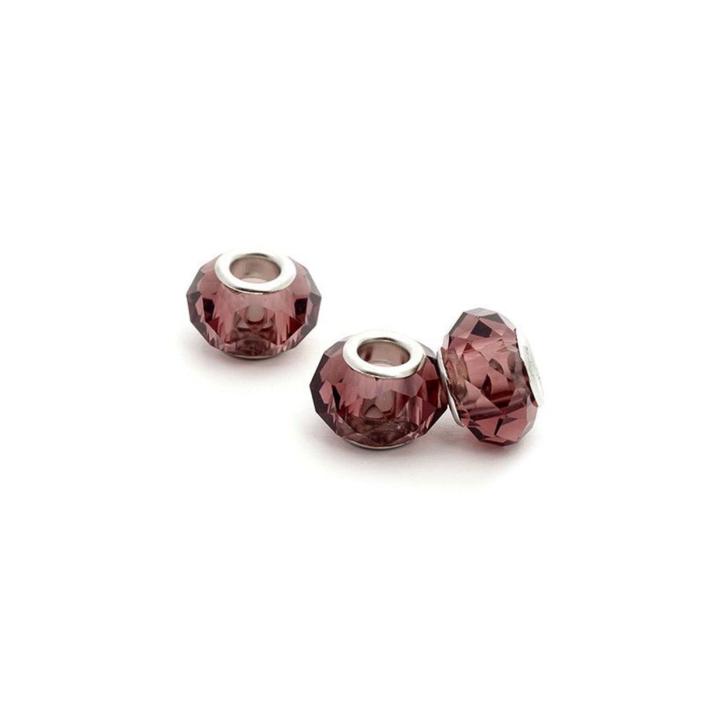 Бусины стекло 15х11 мм, граненые, PN-G1, 10 шт