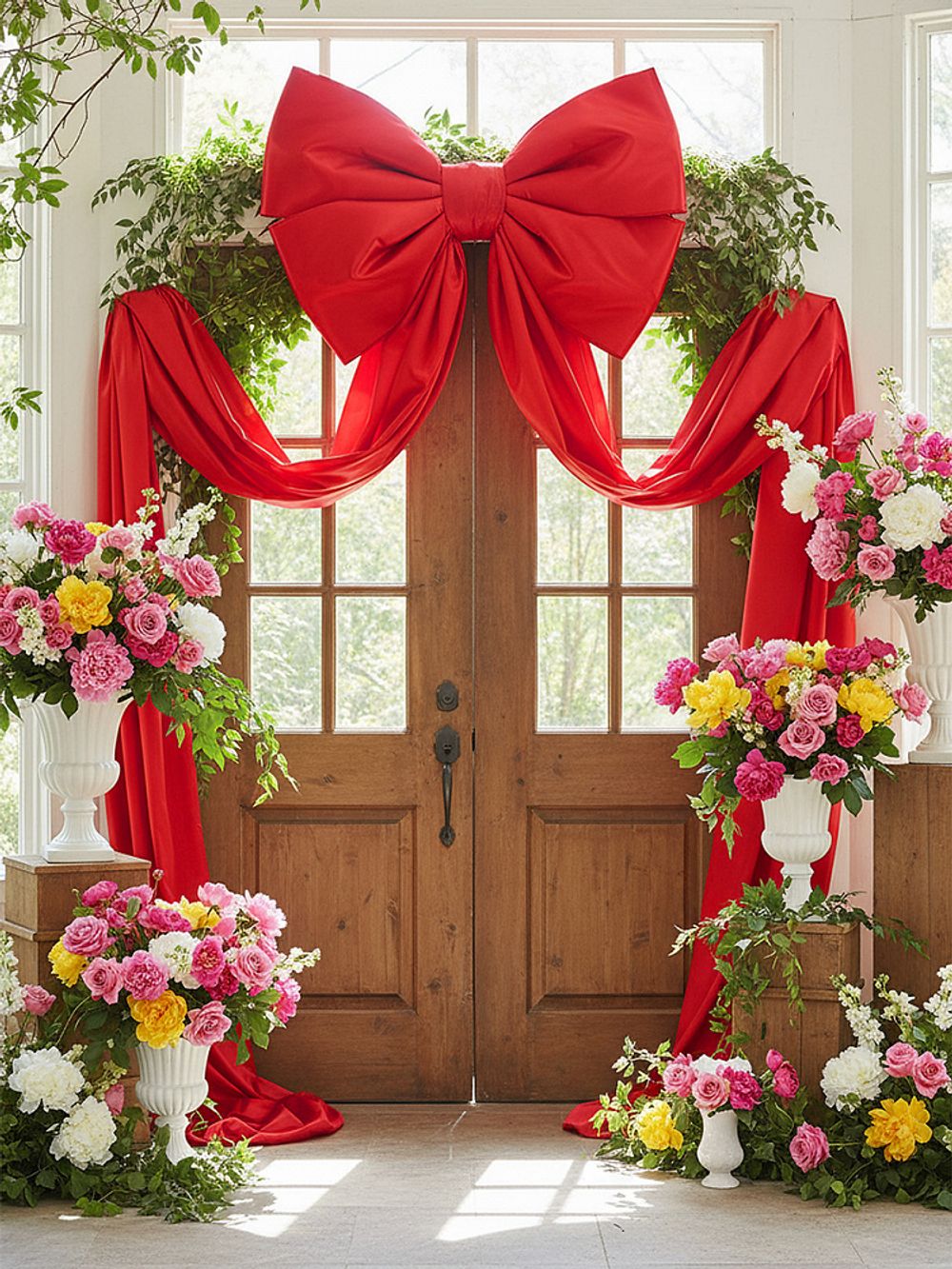 Атлас сатин 67 г/м², 150 см / 100 метров, арт.AS.04 цв.красный