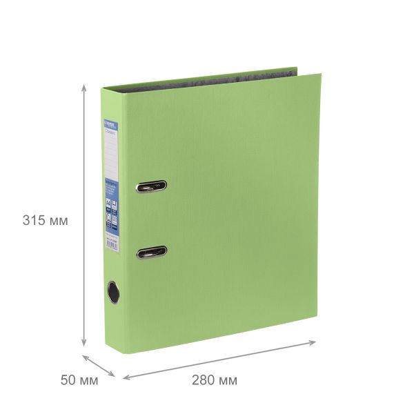 Регистратор PVC 50 мм, 50 шт, Classic A4 арочный механ. (разб.), салатовый 2518093, Expert Complete