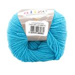 Пряжа Alize (Ализе) Lana Coton / уп.10 мот. по 50 г, 160м, 287 бирюзовый A /TOS/