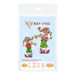 Набор для вышивания нитками МП Студия, на пластиковой канве Буратино 18х10 см