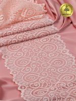 Кружево бельевое эластичное 180 мм / 3 метра, TBY.L1351, цв.081 лососевый, Kruzhevo