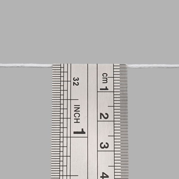 Шнур вощеный ⌀1.0 мм / 100 метров, 0371-9002 (белый)