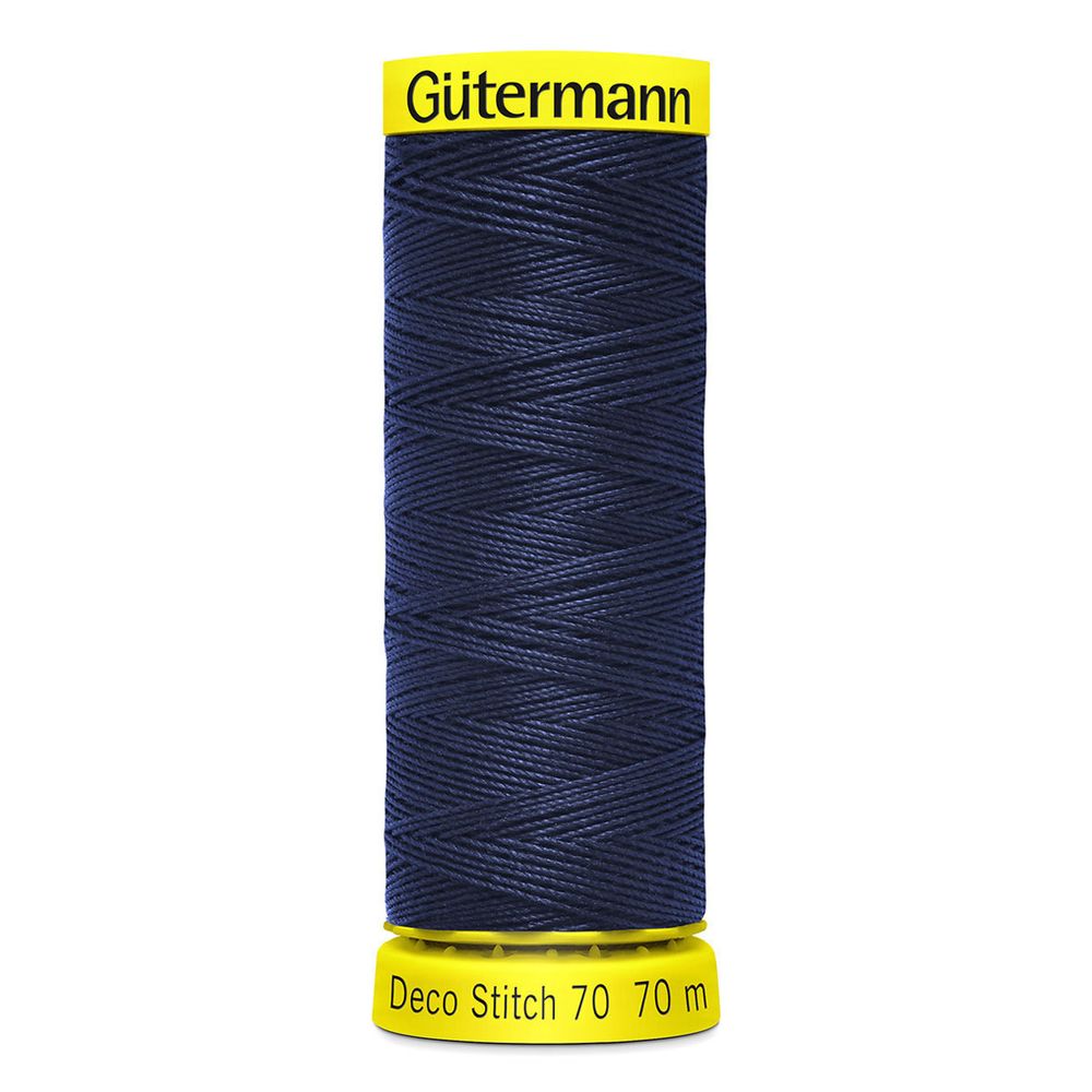 Нитки отделочные Gutermann Deco Stitch 70, 70м, 310 т.чернильный, 1 катушка