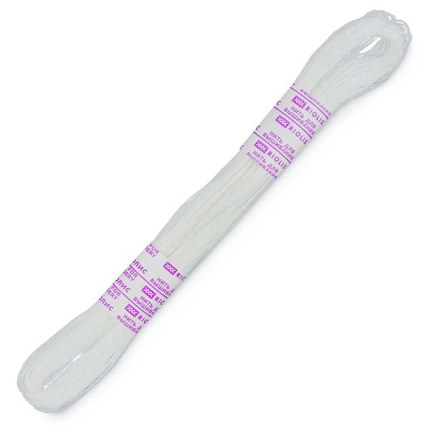 Мулине шерсть/акрил Риолис (999), 10 мотков по 20 метров