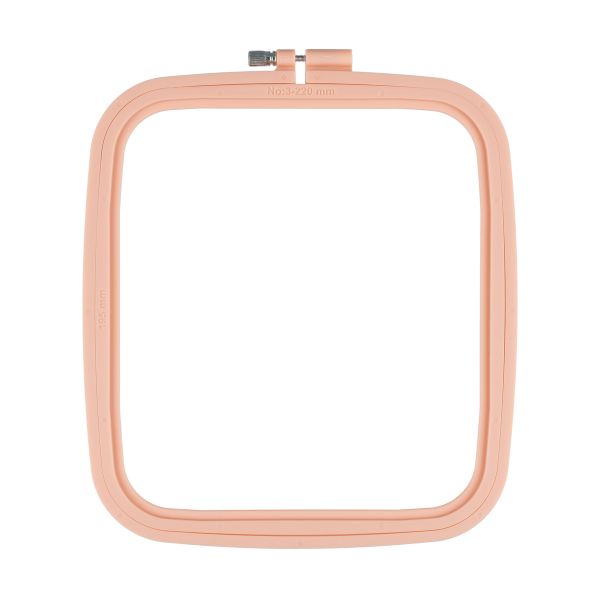 Пяльцы квадратные 19.5х22 см, пластик, 1 шт, Gamma SPW