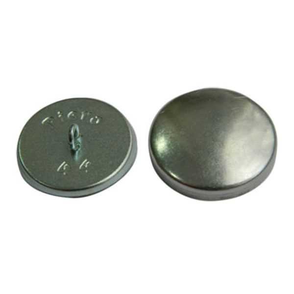 Пуговицы под обтяжку на ножке 44L=28 мм, металл/металл, 250 шт, New Star