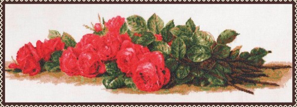 Палитра, Розы на столе 59х20 см