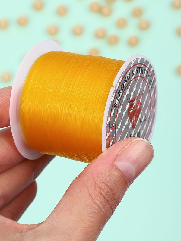 Нить-леска 0.3 мм, 100 м, цв. золотой