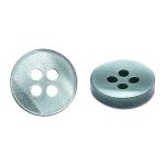 Пуговицы 4 прокола 18L (11мм), пластик (col.07 серо-зеленый), CN_2846, 72 шт