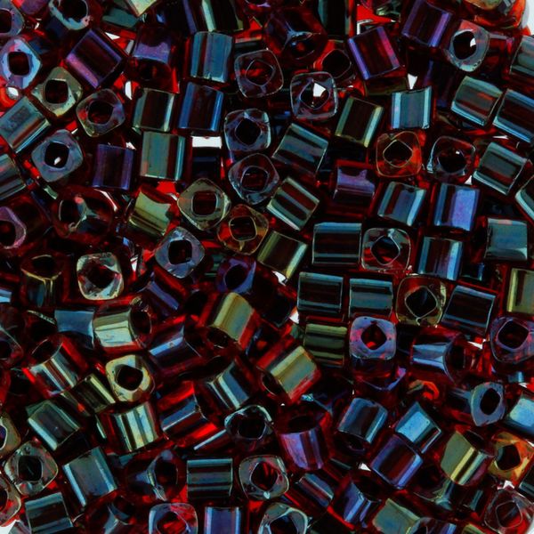 Бисер Toho Cube 2 (1.5 мм), 25 г (5х5 г), 0400 гранатовый