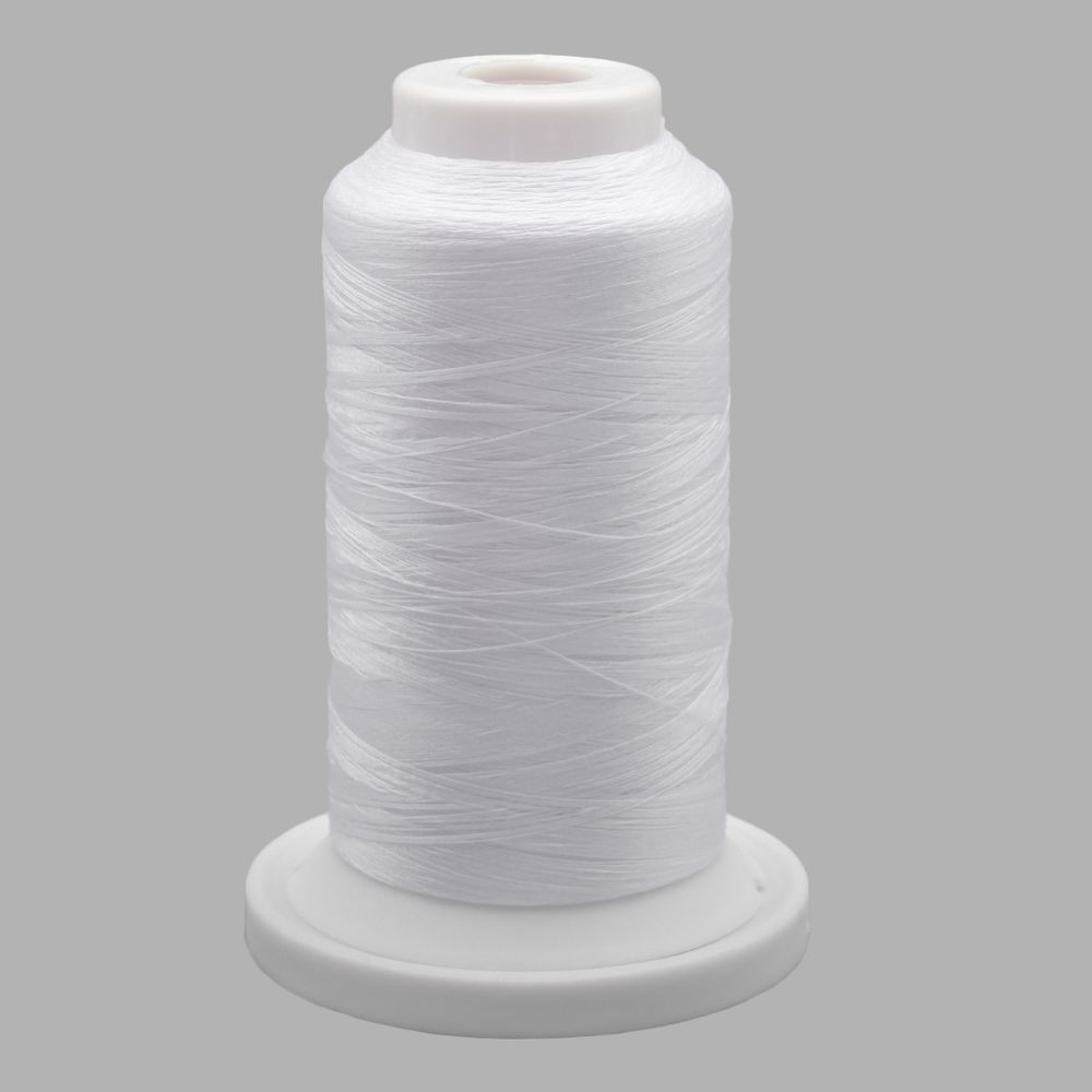 Нитки филаментные 50D/3, 1000 м, 100% п/э, Астра, 9021 белый