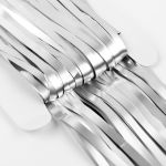 Занавес праздничный Дождик 100х200 см, 02-серебряный, матовый, Boomzee GBZ-07