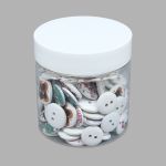 Украшения декоративные пуговицы деревянные Ассорти, 15-18 мм, 100 шт