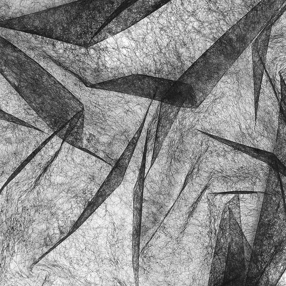 Паутинка клеевая 900 мм / 100 метров, 23 г/м², черный