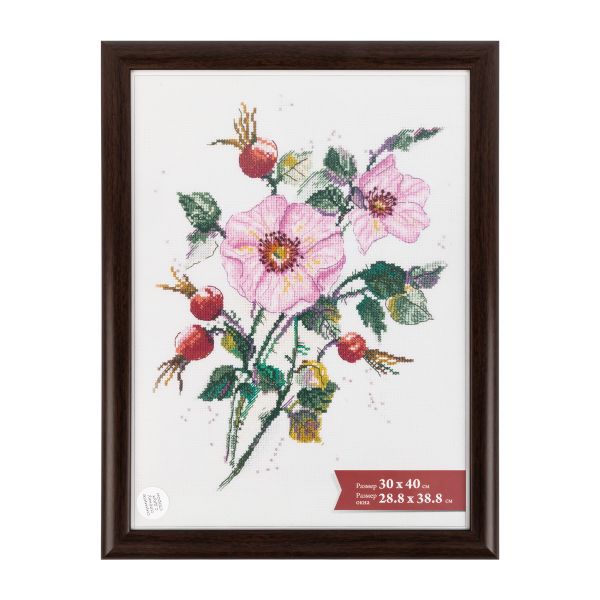 Рамка для картины (фото) пластик с оргстеклом 30х40 см, венге, Gamma ПРК-22