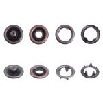 Кнопка рубашечная (джерси) открытая ⌀9.5 мм, ≈144 шт, МЕТАЛЛ, антик, NEW STAR