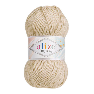 Пряжа Alize (Ализе) My Baby / уп.5 мот. по 50 г, 150м, 599 слоновая кость A