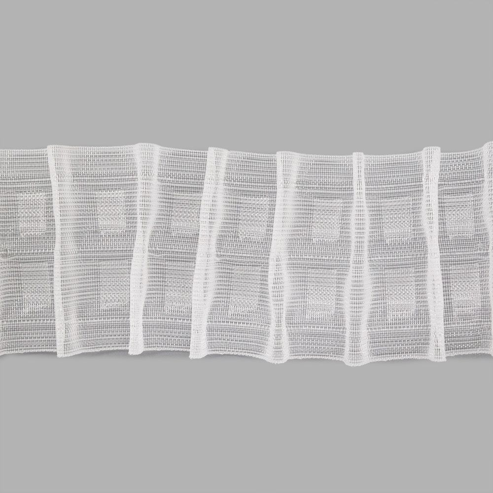 Лента (тесьма) шторная: сборка параллельная (1:2) 60 мм / 100 метров, S090439