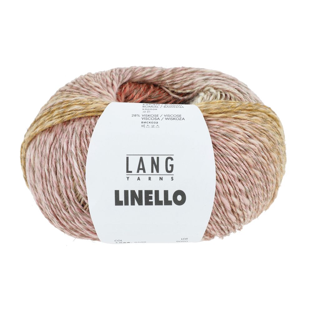 Пряжа Lang Yarns (Ланг Ярнс) Linello / уп.10 мот. по 100 г, 280 м, col. 0710 /TOS/