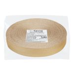 Тесьма (лента) киперная п/э с люрексом 30 мм / 50 метров, бежевый-золотистый/beige-golden, Gamma TPTL-30