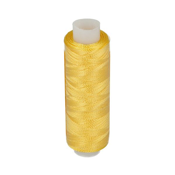 Нитки вышивальные Gamma V150/2, 10х200 ярдов, 3134 желтый