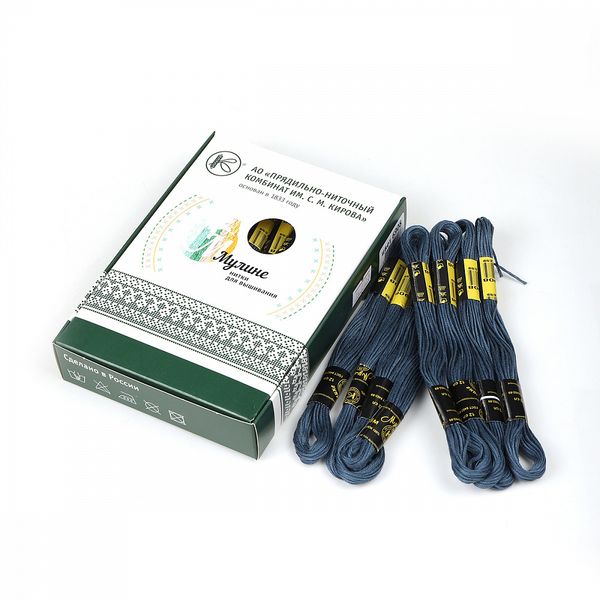 Мулине ПНК им.Кирова цв.6908, 24 мотка по 8 метров