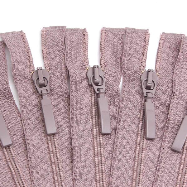 Молния спираль (витая) Arta Т5 (5 мм) 1 зам., разъем., 70 см, цв. 327 серый, уп.5 шт