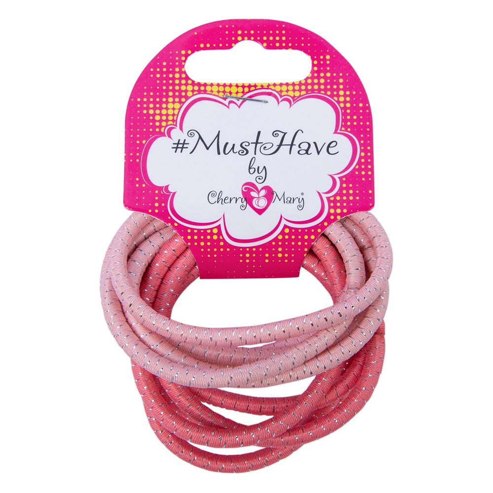 Набор резинок для волос 50 шт (5х10 шт), №01, Cherry Mary T/R6210