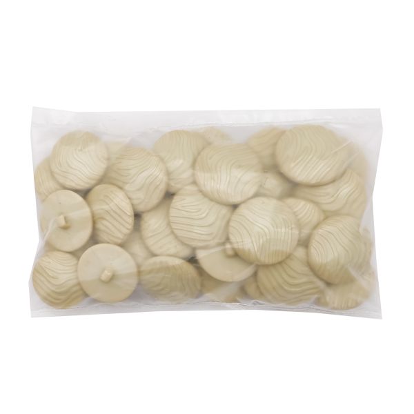 Пуговицы на ножке 28 мм (13-1006 св.бежевый), 36 шт