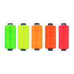 Нитки швейные бытовые Gamma 40/2, 365 м / 5 кат, неоновое ассорти 01