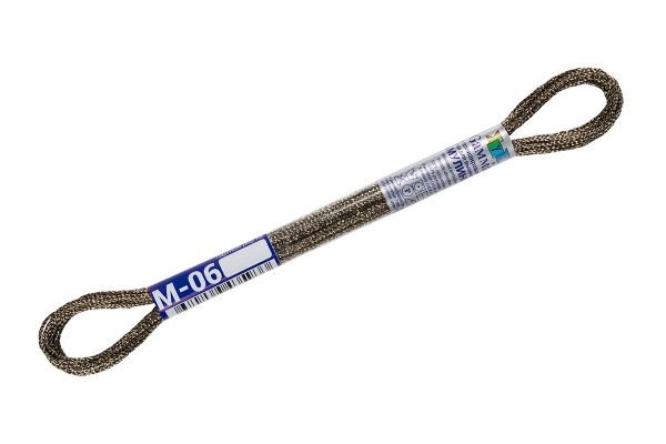 Мулине Gamma металлик, цв.М-06 черный/золото, 12 мотков по 8 метров