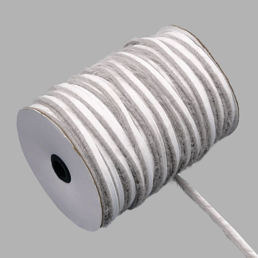 Кант декоративный Синель 10 мм / 45 метров, серый, 3AR3045