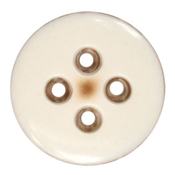 Пуговицы 4 прокола костюмные 15 мм, 24 шт, А001 белый, Gamma EL 0015