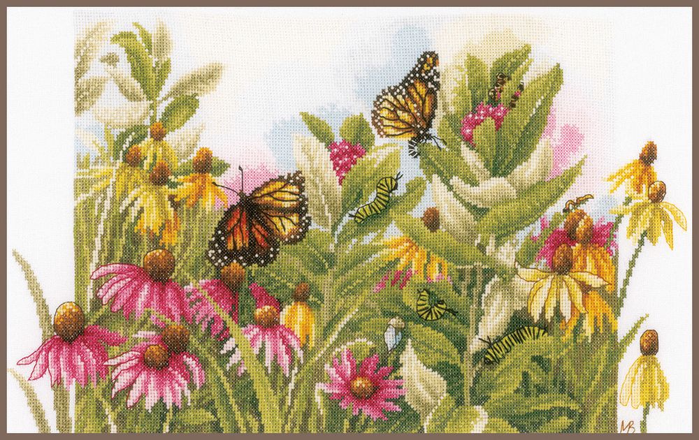 Lanarte, Бабочки в цветах