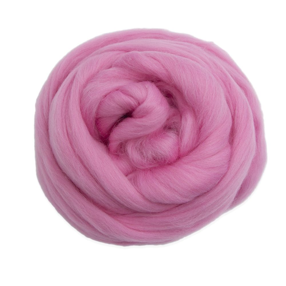 Шерсть для валяния полутонкая 100%, 100 г, 163 миндаль