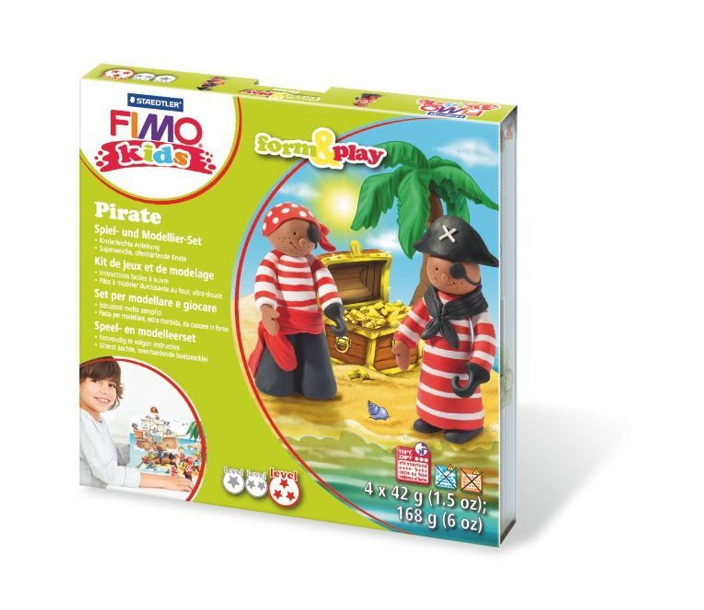 Детский набор Fimo Kids Form&amp;Play &quot;Пират”, 8034 13 LZ
