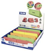 Точилка пластиковая SLIDE 12 шт, 20153212, Milan