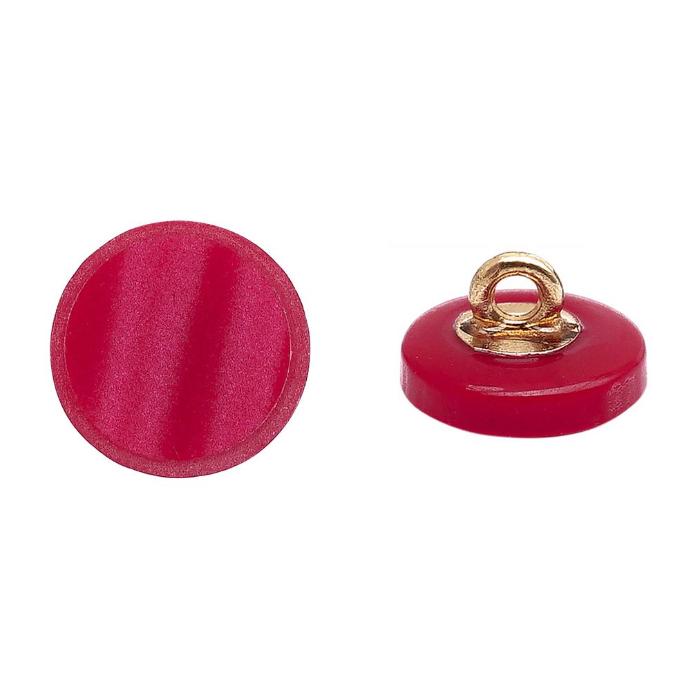 Пуговицы на ножке 18L (11мм), пластик (col.10 красный), CN_2841, 72 шт